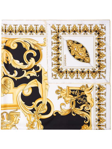 fulard versace|versace foulard scarf.